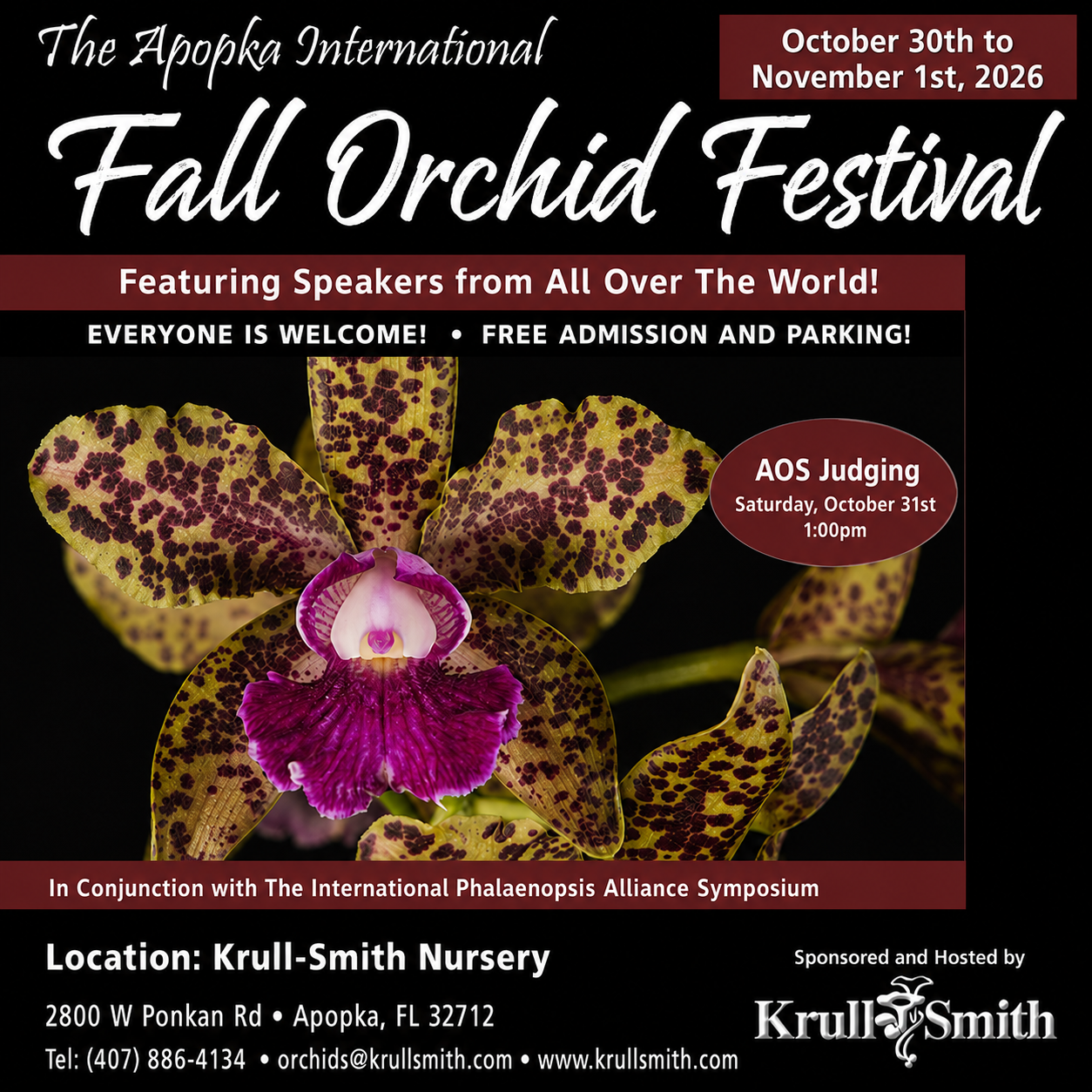 The Apopka International Spring Orchid Festival